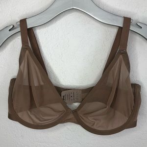 CUUP 34F The Plunge Bra Taupe